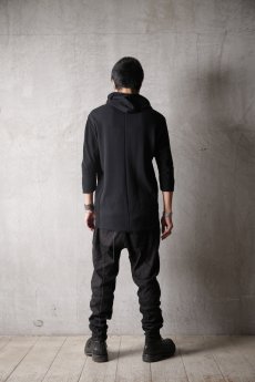 画像14: Wir Lineal / リネアル / KL014-W125 / Schnittpunkt TQ SLEEVE HOODIE / Umdrehen 20CP Warfful knit / Stein (14)