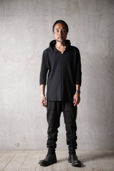 画像10: Wir Lineal / リネアル / KL014-W125 / Schnittpunkt TQ SLEEVE HOODIE / Umdrehen 20CP Warfful knit / Stein (10)