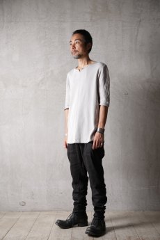 画像12: Wir Lineal / リネアル / KL014-W124 / Schnittpunkt HALF SLEEVE #1 / Umdrehen 20CP Warfful knit / Umdrehen (12)