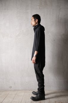 画像12: Wir Lineal / リネアル / KL014-W125 / Schnittpunkt TQ SLEEVE HOODIE / Umdrehen 20CP Warfful knit / Stein (12)