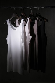 画像1: Thee Old CIRCUS / K015-1003 / Ice Tencel by Horizon TANK TOP / Black Viola GARDEN (1)
