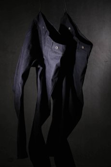 画像1: Thee Old CIRCUS / F002-2907 / Iron st denim Wg Wide Bar-7 PANTS / Iron Rose WgB7 (1)