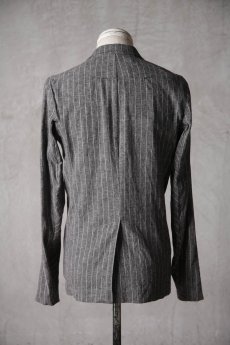 画像19: Thee Old CIRCUS / F010-1801 / Old Linen st cloth STP Harvested Sleeve TAILORD JACKET UNLINED / Adenium REMEMBER (19)