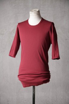 画像13: Thee Old CIRCUS / K006-1010 / Ultimate rib knit One Peace HALF SLEEVE / Scutellaria pekinensis Maxim ORIGAMI (13)