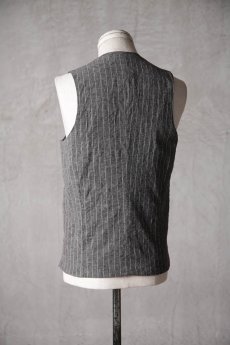 画像18: Thee Old CIRCUS / F010-8103 / Old Linen st cloth STP Night Bird VEST / Adenium MURIEL (18)