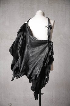 画像4: Thee Old CIRCUS / L801-3103 / Native Deer skin Drawing Strings BAG / Native Daisy FRAGMENT (4)