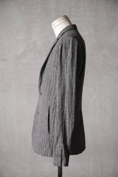 画像15: Thee Old CIRCUS / F010-1801 / Old Linen st cloth STP Harvested Sleeve TAILORD JACKET UNLINED / Adenium REMEMBER (15)