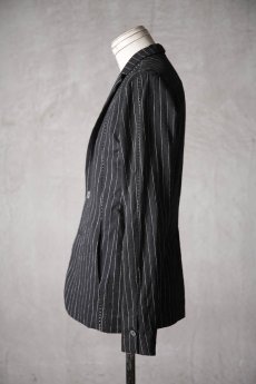 画像6: Thee Old CIRCUS / F010-1801 / Old Linen st cloth STP Harvested Sleeve TAILORD JACKET UNLINED / Adenium REMEMBER (6)