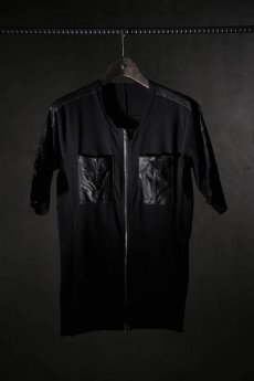 画像1: Thee Old CIRCUS / K016-1014 / Pablo W-MVS 30 Harvest U Neck HALF SLEEVE Zip Flont with PKT & S LINE / Periwinkle MOON SLIDER (1)