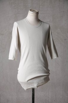 画像5: Thee Old CIRCUS / K006-1010 / Ultimate rib knit One Peace HALF SLEEVE / Scutellaria pekinensis Maxim ORIGAMI (5)