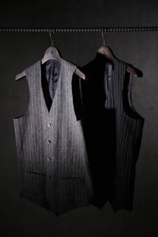 画像1: Thee Old CIRCUS / F010-8103 / Old Linen st cloth STP Night Bird VEST / Adenium MURIEL (1)