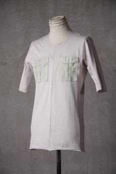 画像4: Thee Old CIRCUS / K016-1013 / Pablo W-MVS 30 Harvest U Neck Half SLEEVE with PKT / Periwinkle METAL MOON (4)