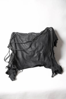 画像10: Thee Old CIRCUS / L801-3103 / Native Deer skin Drawing Strings BAG / Native Daisy FRAGMENT (10)