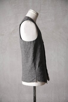 画像16: Thee Old CIRCUS / F010-8103 / Old Linen st cloth STP Night Bird VEST / Adenium MURIEL (16)