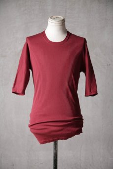 画像12: Thee Old CIRCUS / K006-1010 / Ultimate rib knit One Peace HALF SLEEVE / Scutellaria pekinensis Maxim ORIGAMI (12)