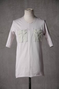 画像3: Thee Old CIRCUS / K016-1013 / Pablo W-MVS 30 Harvest U Neck Half SLEEVE with PKT / Periwinkle METAL MOON (3)