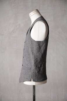 画像15: Thee Old CIRCUS / F010-8103 / Old Linen st cloth STP Night Bird VEST / Adenium MURIEL (15)