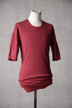 画像14: Thee Old CIRCUS / K006-1010 / Ultimate rib knit One Peace HALF SLEEVE / Scutellaria pekinensis Maxim ORIGAMI (14)