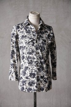 画像5: Thee Old CIRCUS / F011-1912 / Wc flower #2602 Harvested TQ Sleeve SHIRTS / Delphinium LOND (5)