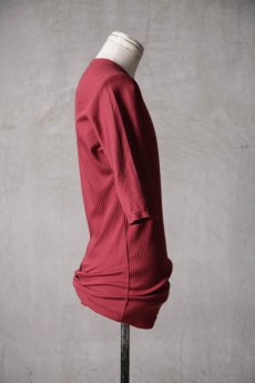 画像16: Thee Old CIRCUS / K006-1010 / Ultimate rib knit One Peace HALF SLEEVE / Scutellaria pekinensis Maxim ORIGAMI (16)