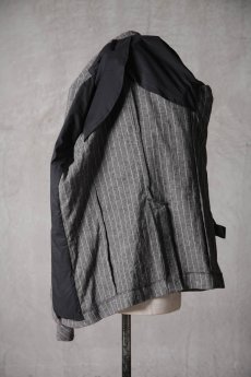 画像20: Thee Old CIRCUS / F010-1801 / Old Linen st cloth STP Harvested Sleeve TAILORD JACKET UNLINED / Adenium REMEMBER (20)