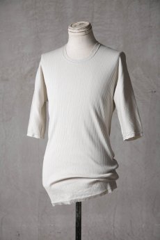画像4: Thee Old CIRCUS / K006-1010 / Ultimate rib knit One Peace HALF SLEEVE / Scutellaria pekinensis Maxim ORIGAMI (4)