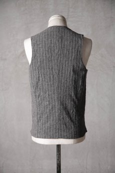 画像19: Thee Old CIRCUS / F010-8103 / Old Linen st cloth STP Night Bird VEST / Adenium MURIEL (19)