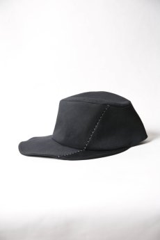 画像20: Thee Old CIRCUS / F002-3091 / Iron st denim Sewing HAT CAP / Iron Rose PUZU (20)