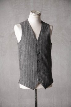 画像14: Thee Old CIRCUS / F010-8103 / Old Linen st cloth STP Night Bird VEST / Adenium MURIEL (14)