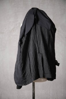 画像11: Thee Old CIRCUS / F010-1801 / Old Linen st cloth STP Harvested Sleeve TAILORD JACKET UNLINED / Adenium REMEMBER (11)