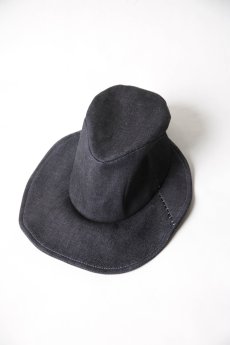 画像14: Thee Old CIRCUS / F002-3091 / Iron st denim Sewing HAT CAP / Iron Rose PUZU (14)