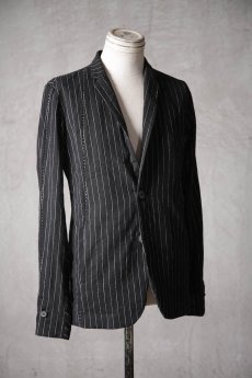 画像5: Thee Old CIRCUS / F010-1801 / Old Linen st cloth STP Harvested Sleeve TAILORD JACKET UNLINED / Adenium REMEMBER (5)