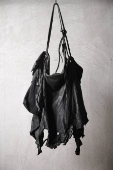 画像2: Thee Old CIRCUS / L801-3103 / Native Deer skin Drawing Strings BAG / Native Daisy FRAGMENT (2)