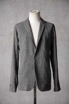 画像12: Thee Old CIRCUS / F010-1801 / Old Linen st cloth STP Harvested Sleeve TAILORD JACKET UNLINED / Adenium REMEMBER (12)