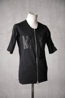 画像5: Thee Old CIRCUS / K016-1014 / Pablo W-MVS 30 Harvest U Neck HALF SLEEVE Zip Flont with PKT & S LINE / Periwinkle MOON SLIDER (5)