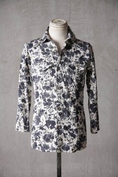画像3: Thee Old CIRCUS / F011-1912 / Wc flower #2602 Harvested TQ Sleeve SHIRTS / Delphinium LOND (3)