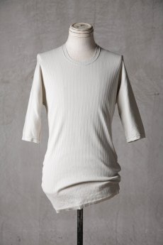 画像3: Thee Old CIRCUS / K006-1010 / Ultimate rib knit One Peace HALF SLEEVE / Scutellaria pekinensis Maxim ORIGAMI (3)
