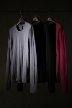 画像1: Thee Old CIRCUS / K018-1024 / Cmilarib Harvested MW U NECK LONG SLEEVE / Cirsiumvulgare IMBASSA (1)