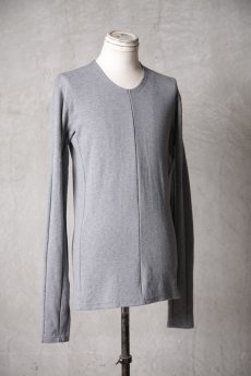 画像13: Thee Old CIRCUS / K018-1024 / Cmilarib Harvested MW U NECK LONG SLEEVE / Cirsiumvulgare IMBASSA (13)