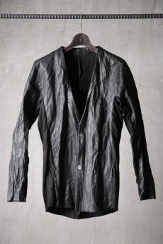 画像1: Wir Lineal / リネアル / LK791-W116 / Dress Iwhanf Inorganic DRESS CARDIE NC JACKET / Einsam (1)