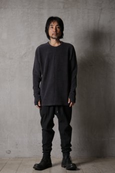 画像12: Wir Lineal / リネアル / KL012-W111 / MordiRoy knit Backcross Calm LONG SLEEVE / Kreuzigung (12)