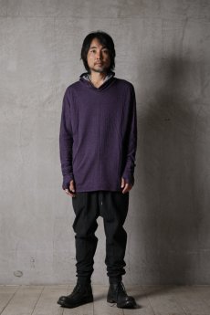 画像13: Wir Lineal / リネアル / KL013-W117 / AC-W/C bandage gauze knit Backcross Calm FOODIE LONG SLEEVE / Abdeckung (13)