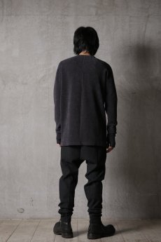 画像13: Wir Lineal / リネアル / KL012-W111 / MordiRoy knit Backcross Calm LONG SLEEVE / Kreuzigung (13)
