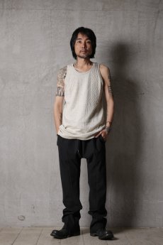 画像4: Wir Lineal / リネアル / KL011-W122 / Protean knit melton Inorganic DRESS PANTS #3 / Laden (4)
