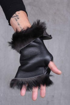 画像9: incarnation / インカネーション /  31991-8660 ムートングローブ SHEEP SHEARLING  GLOVE SPAIRAL ZIP #2 (9)