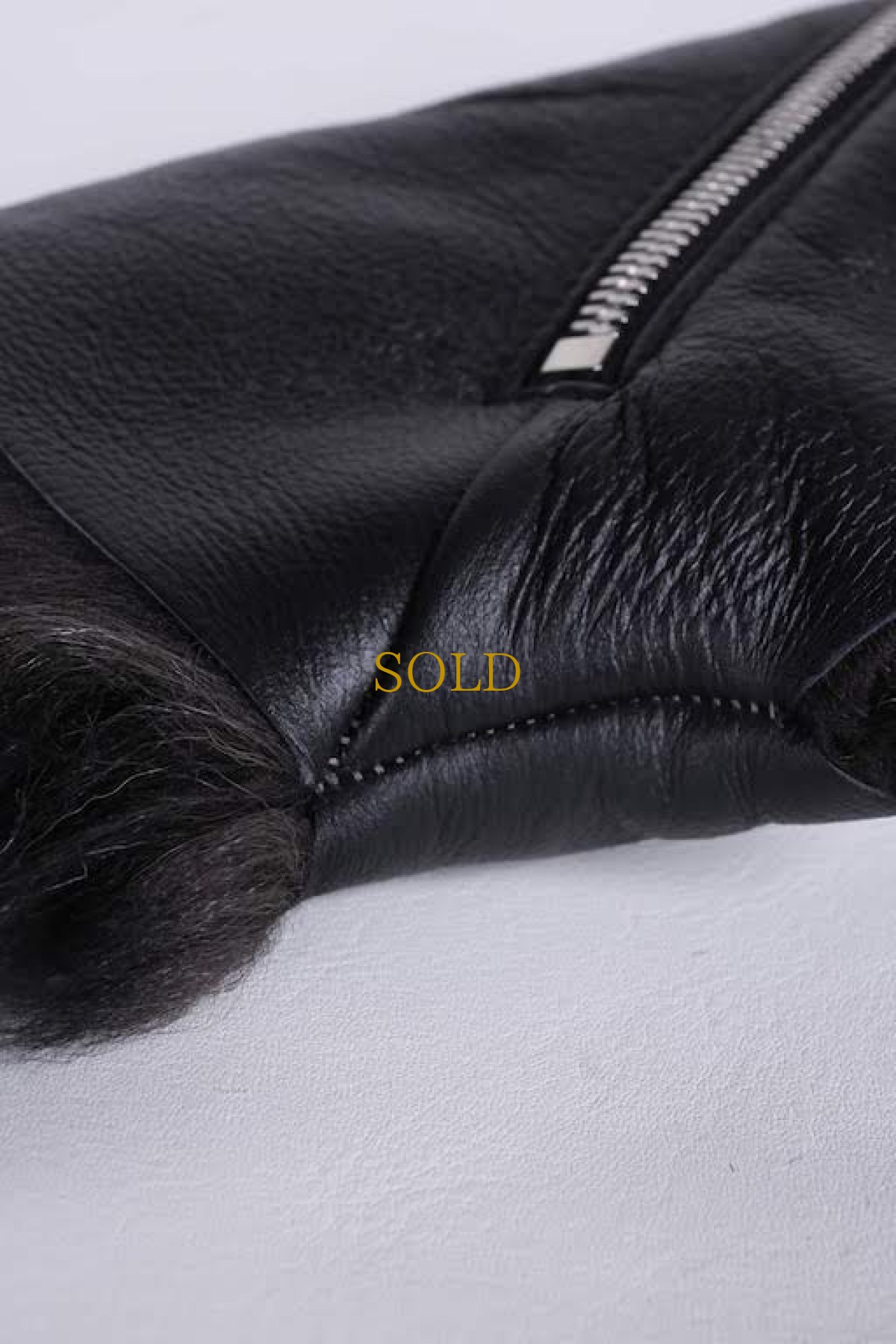 画像6: incarnation / インカネーション /  31991-8660 ムートングローブ SHEEP SHEARLING  GLOVE SPAIRAL ZIP #2 (6)