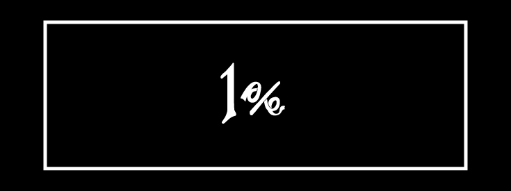 1%