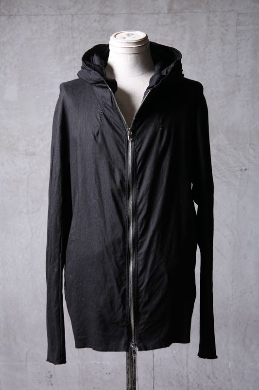 Wir Lineal / リネアル / WL-1103 / Inorganic structure dolman sleeve zip hoodie