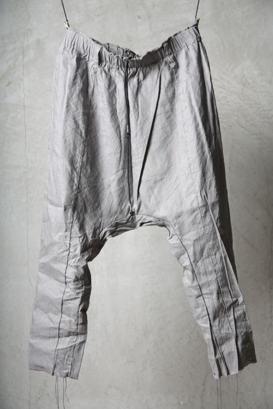 Wir Lineal / リネアル / WL-1104 / Inorganic structure sarrouel relax pants