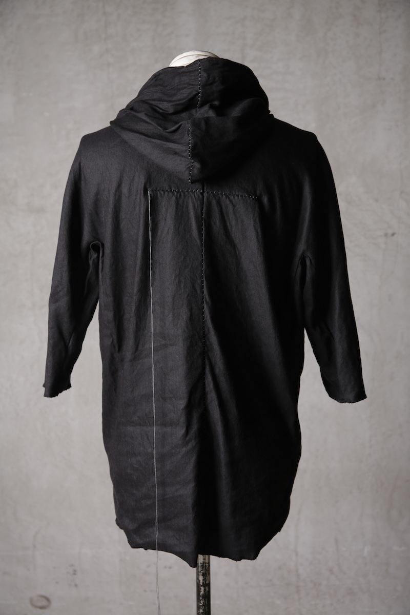 画像9: Wir Lineal / リネアル / FL721-W123 / Inorganic DRESS FABRIC HOODIE TQ SLEEVE Dress LR st cloth / Schummeln (9)